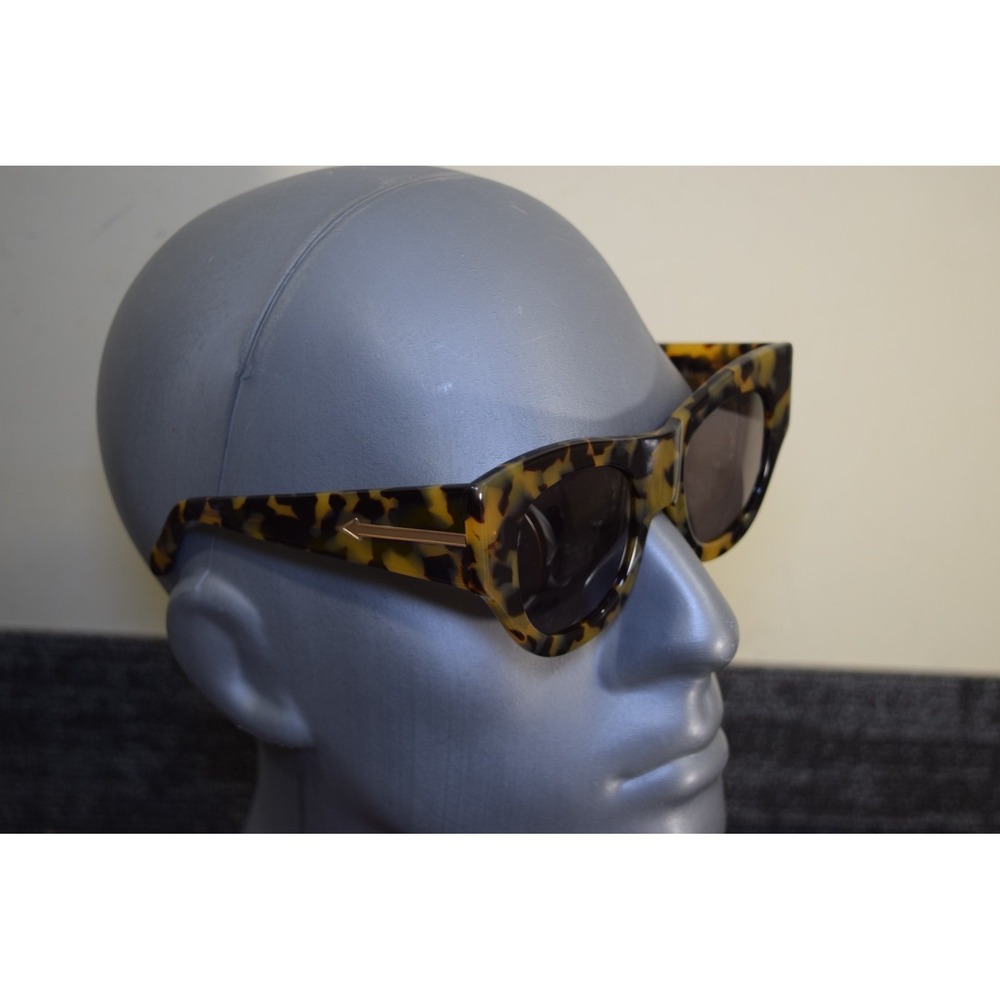 KAREN WALKER Faithful Oversized Cat Eye Tortoiseshell Sunglasses 1401-520